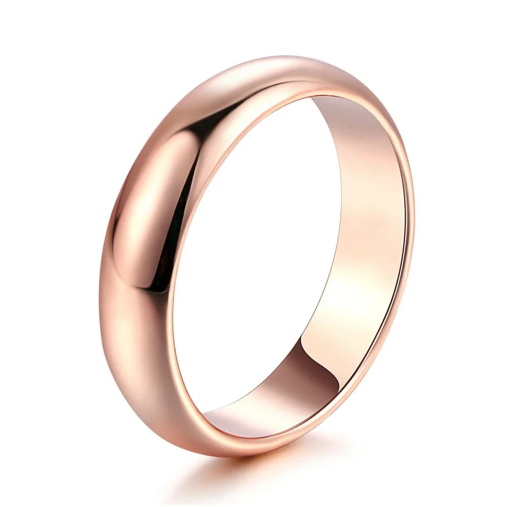 Gold-Tone Promise Rings for Couples