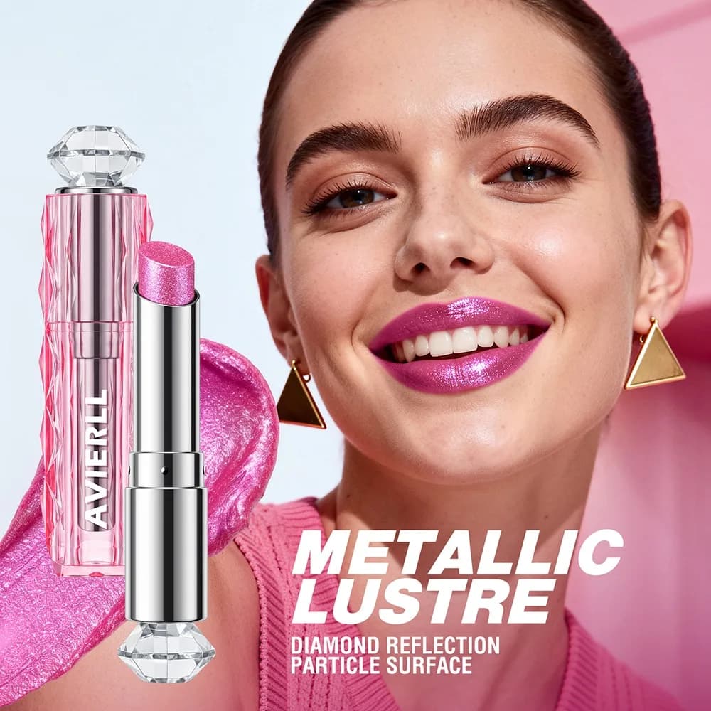 Color Shifting Glitter Lipstick with Shimmer