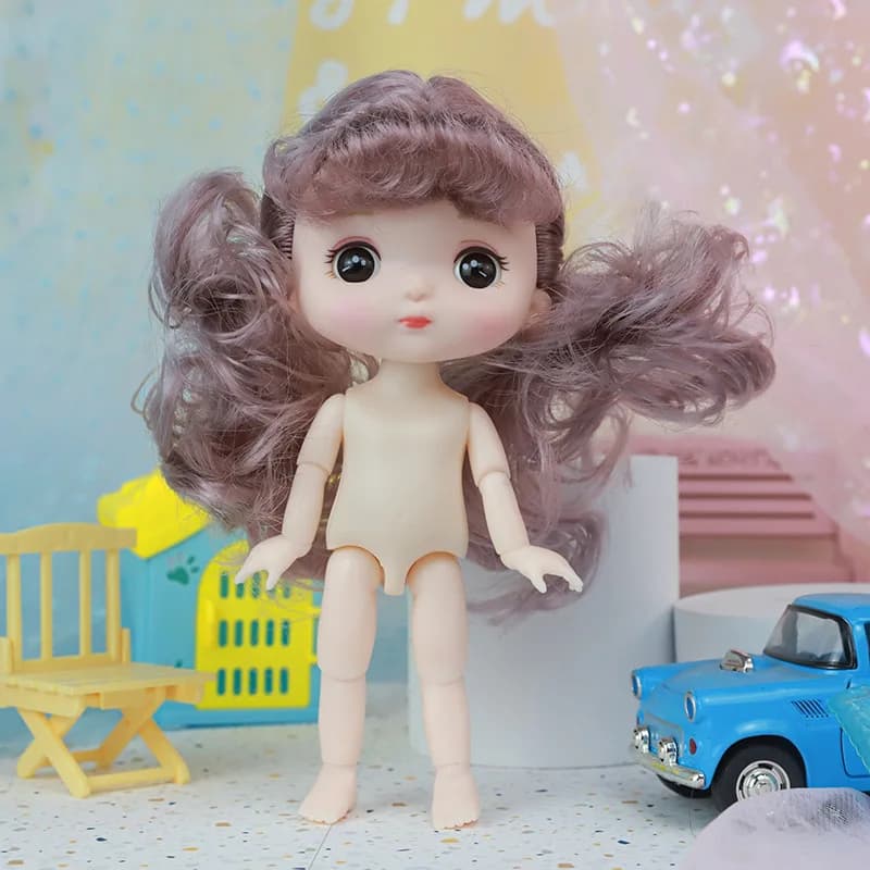 16cm Articulated Baby Doll with Outfit