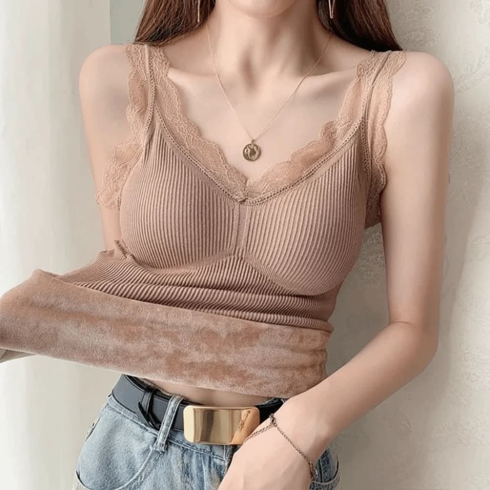 Thermal Seamless Plush Base Layer Vest
