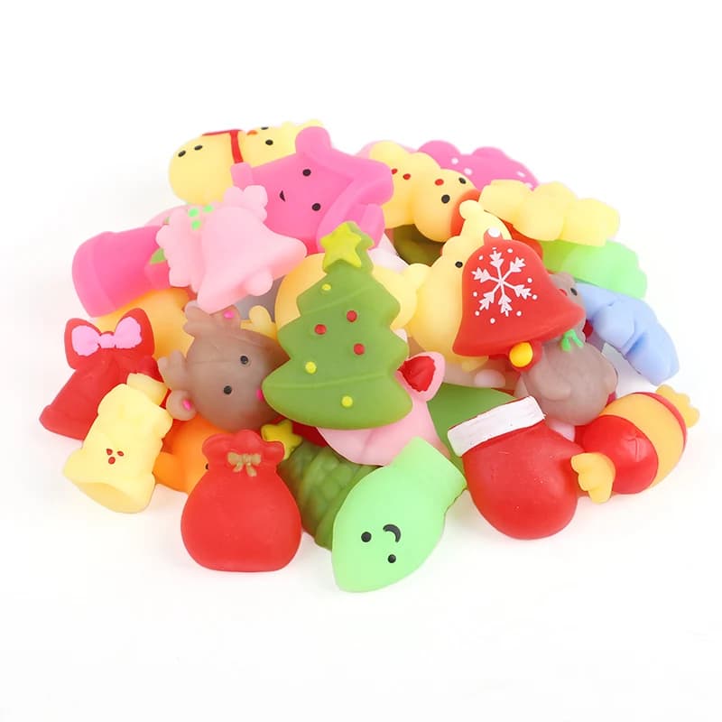 Christmas Mochi Squishy Stress Reliever Party Favors