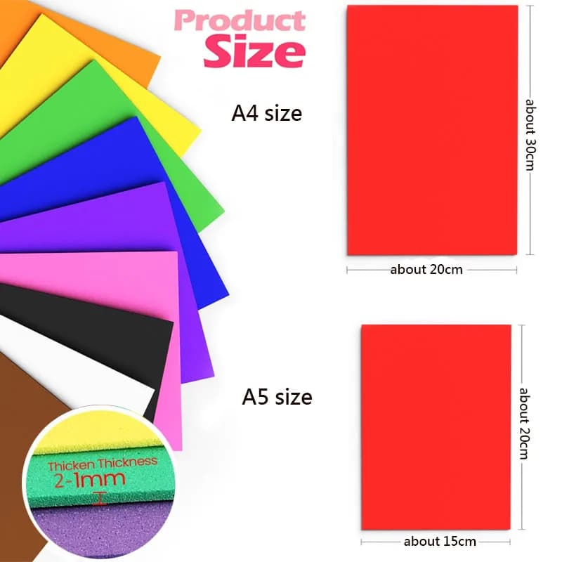 EVA Foam Sheets Craft Set