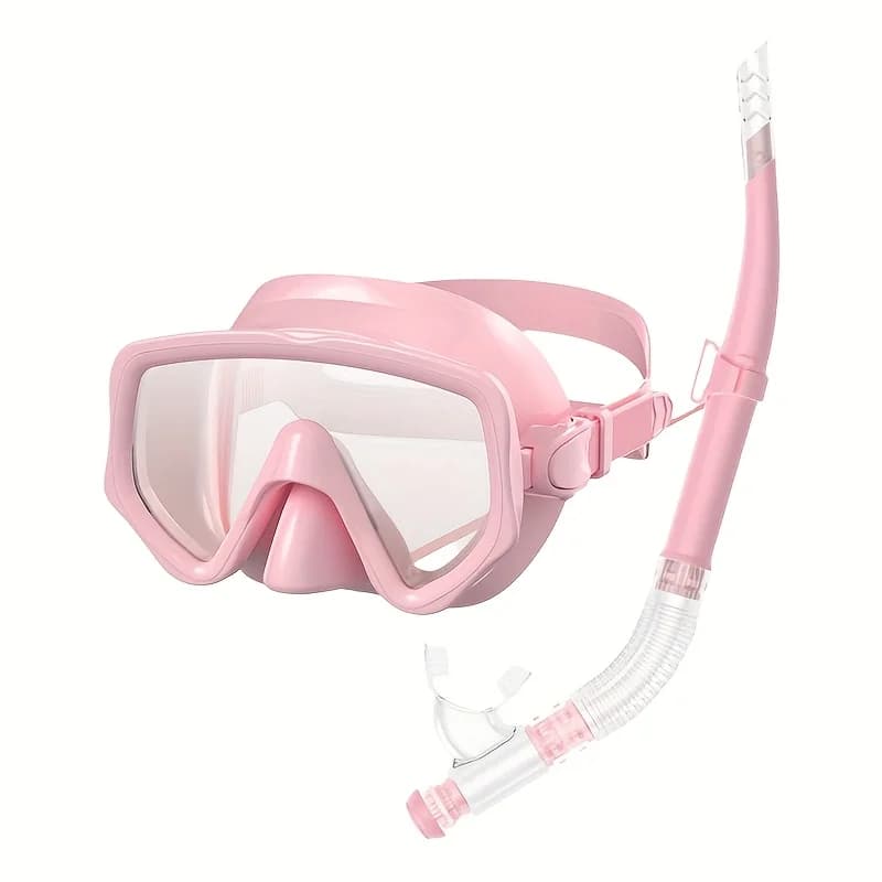 Panoramic Snorkel Set with Tempered Glass Mask