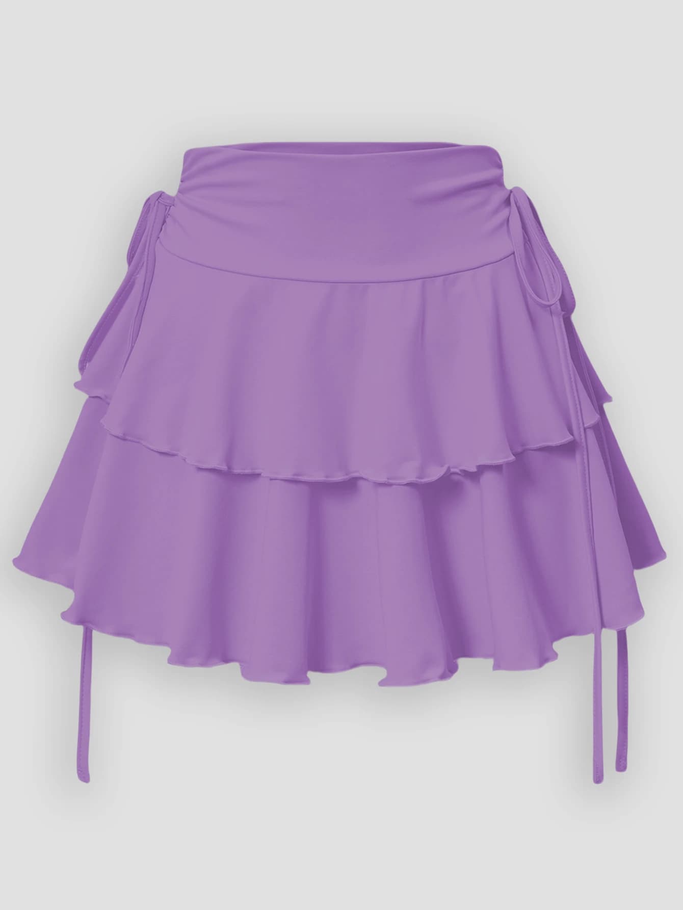 Women's Solid High Waist Slim Fit Summer Skirt