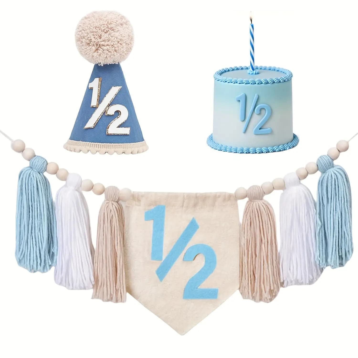 Half-Year Birthday Tassel Garland Set