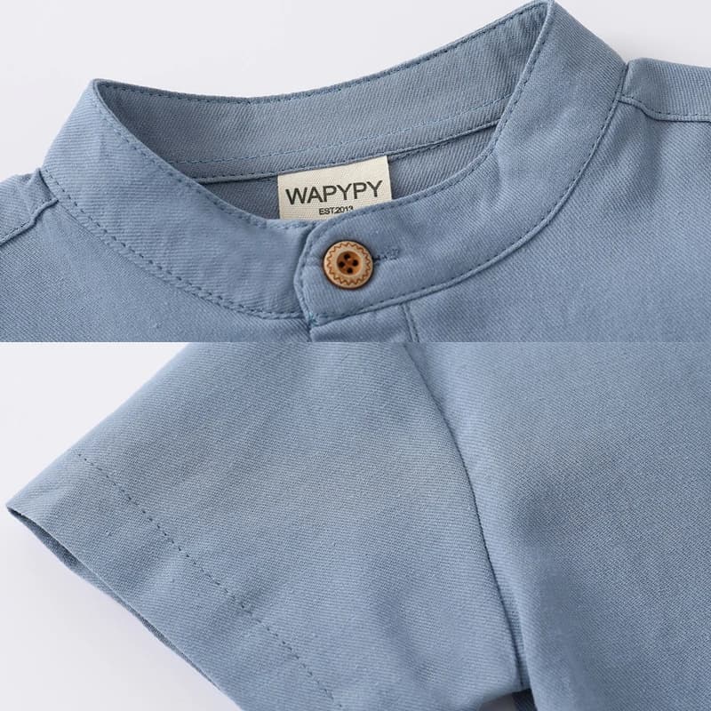 Kids Cotton Short Sleeve Shirt