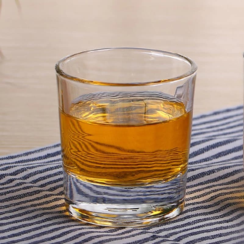 Clear Tumbler Glasses with Modern Lines 285ml