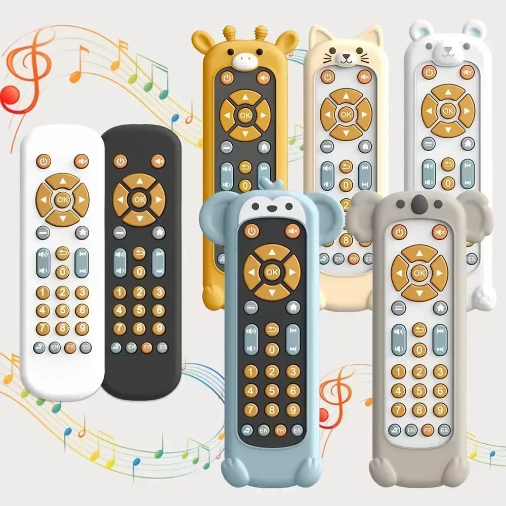 Baby TV Remote Control Toy with Music and Lights