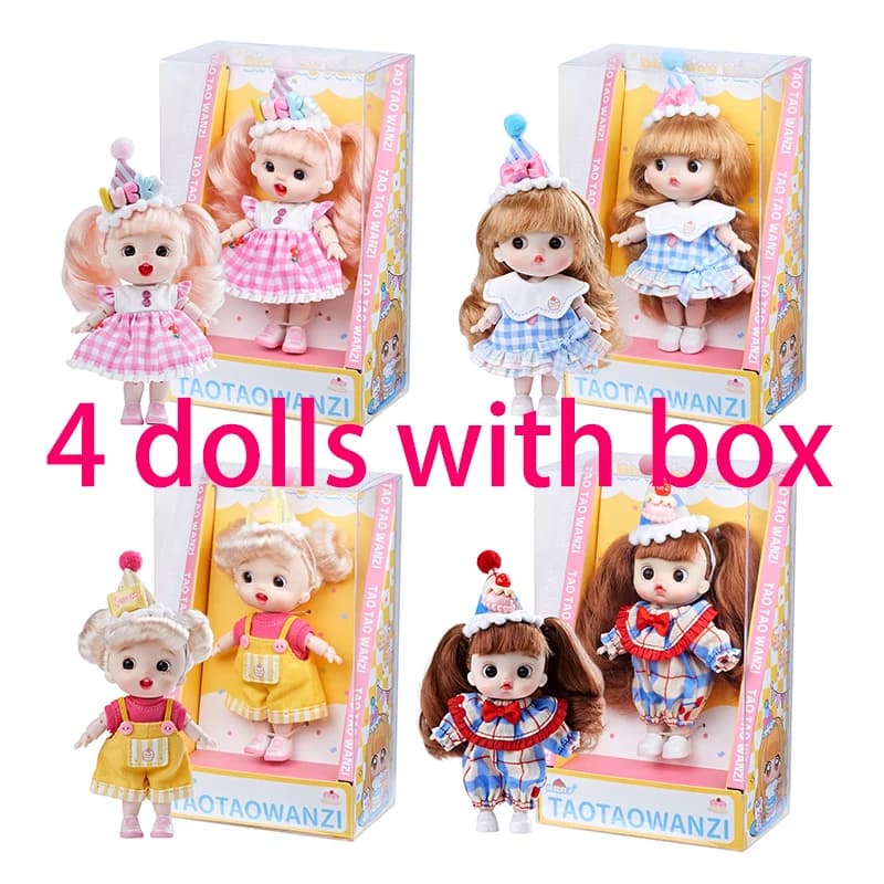 BJD OB11 Pear-Shaped Poseable Mini Doll 13cm