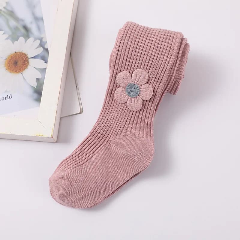Girls Knitted Cotton Tights Open File