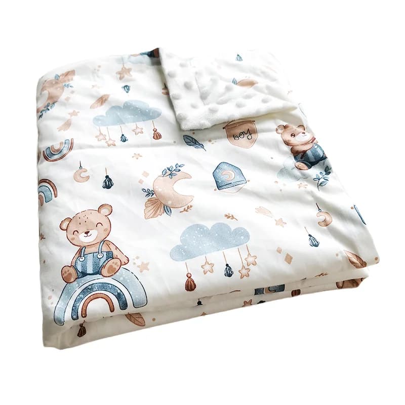 Baby Sleeping Blanket 2 Layers 3D Children's Doudou Quilt Kindergarten Baby Blanket Bedding