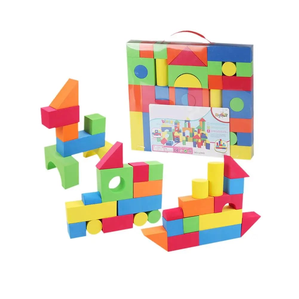 EVA Foam Building Blocks Set with Storage Bag