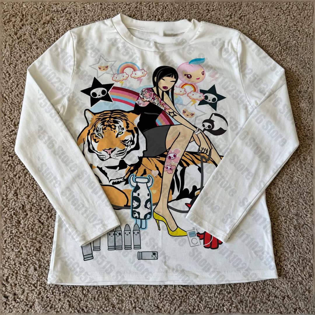 Clothing Female Grunge Clothes for Women Graphic T Shirts Trashy Y2k 2000s Tops Kawaii Kpop Spring 2025 Woman Women's T-shirts