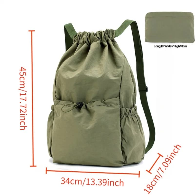 Lightweight Waterproof Drawstring Backpack