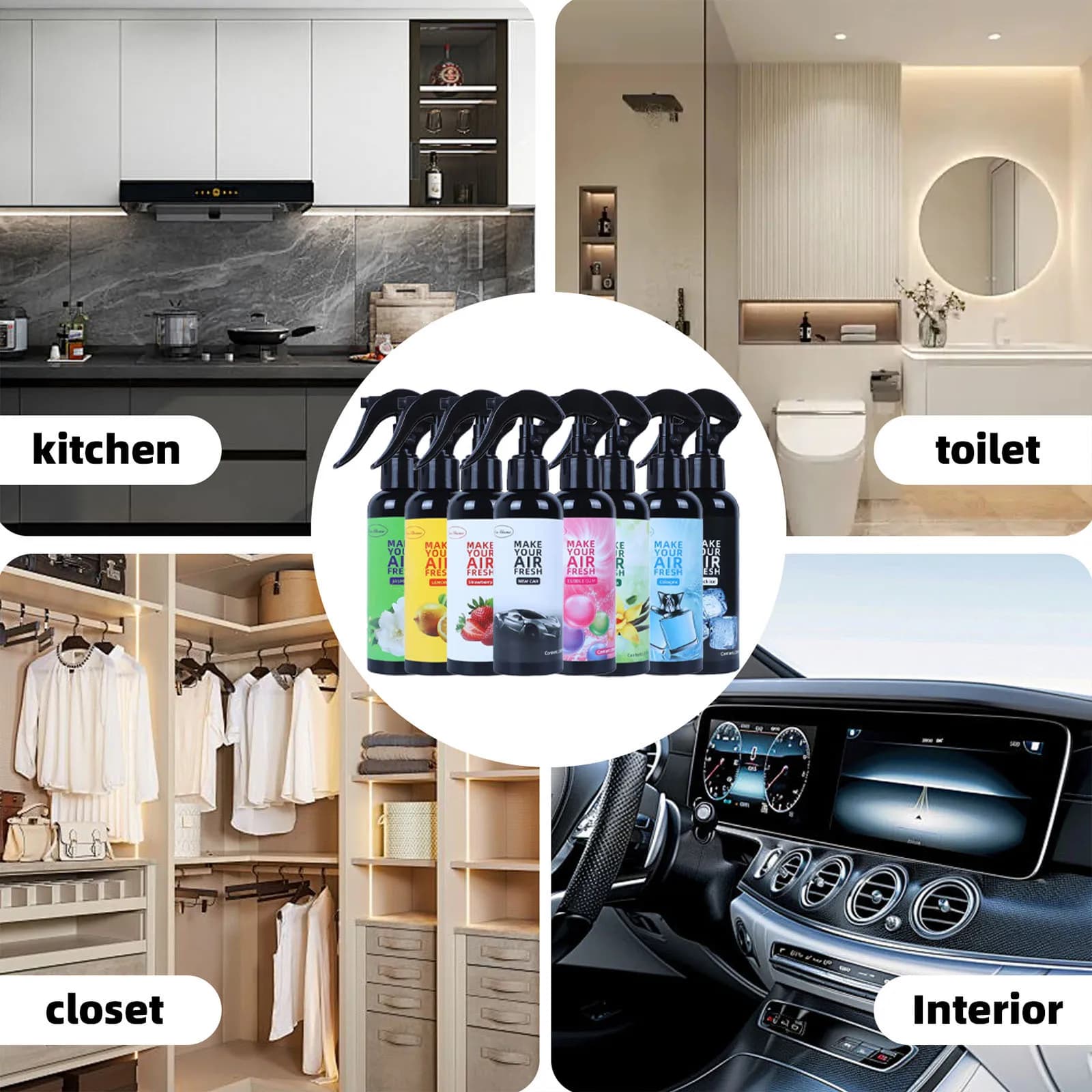 Multi-Purpose Odor Eliminating Spray