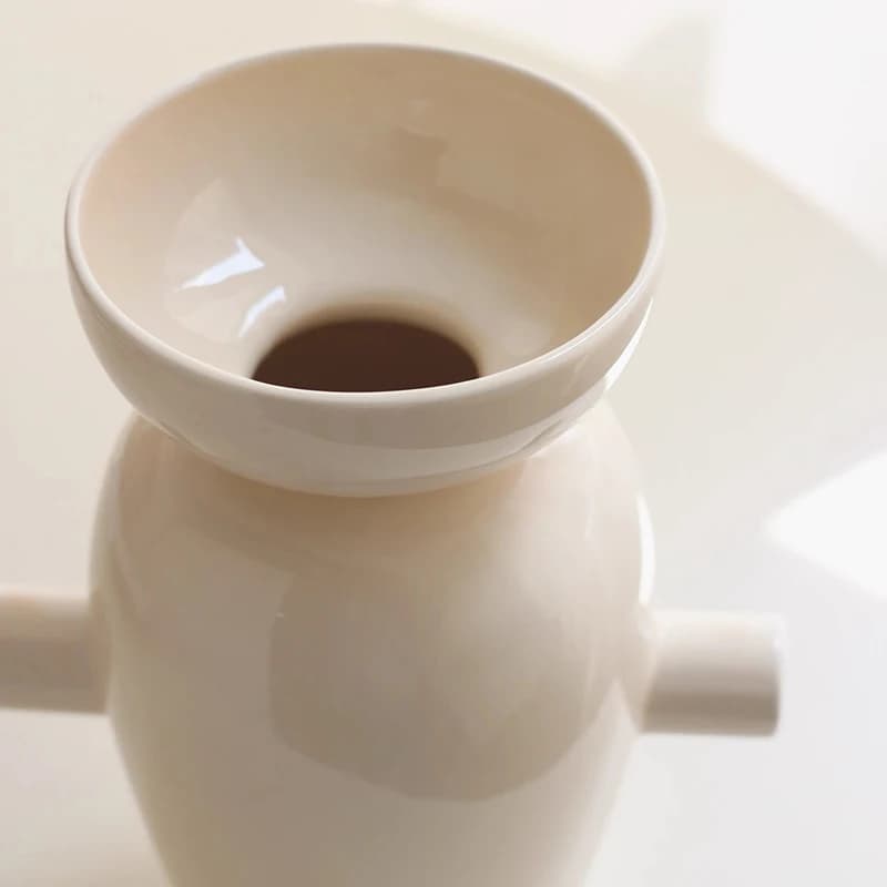 Ceramic Flower Vase Nordic Retro Design