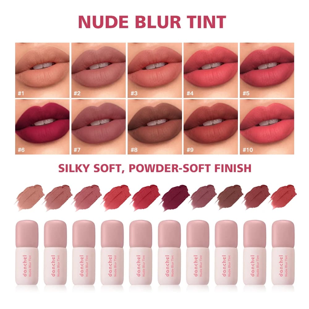 Nude Blurring Lip Tint Velvet Blur Finish