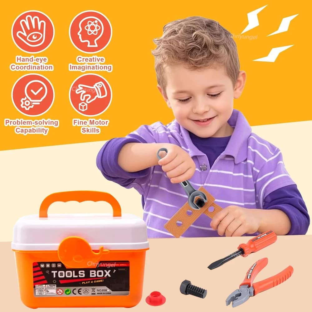 Kids Pretend Play Tool Set