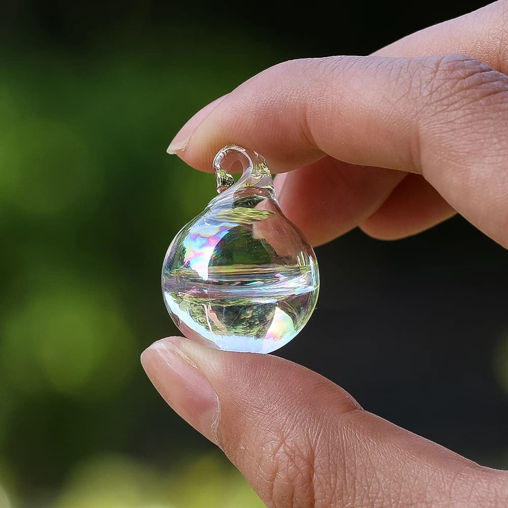 Transparent Colored Glass Ball Ornaments