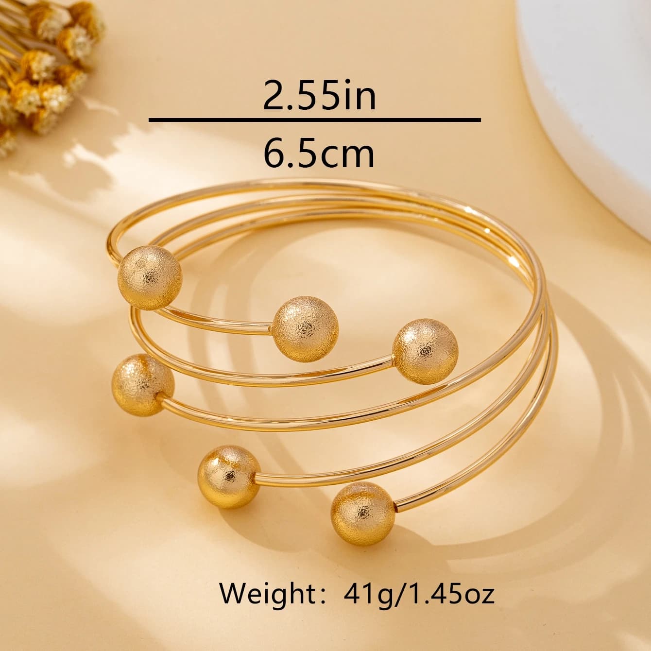 Women's Multi-Layered Ball Bracelet