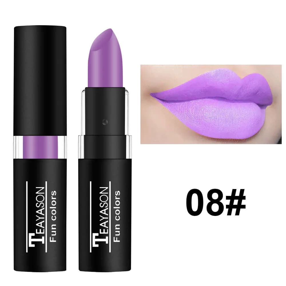 12 Color Waterproof Matte Lipstick Palette