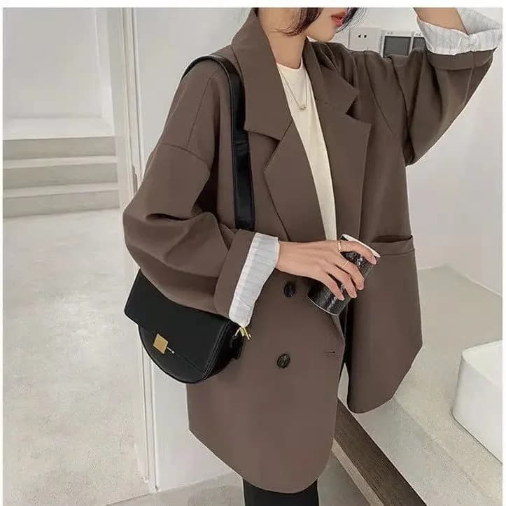 Women's Minimalist Solid Blazer