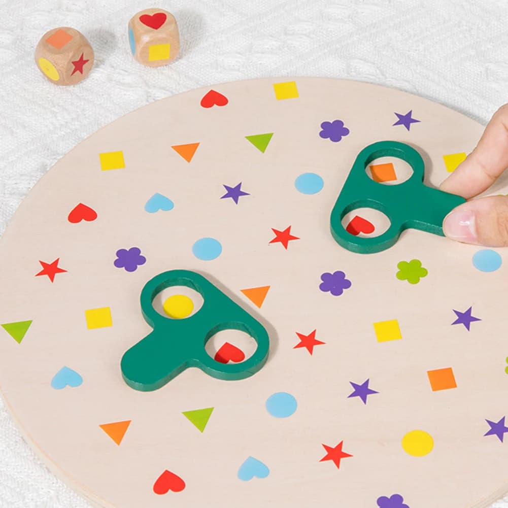 Wooden Shape Matching Puzzle Game