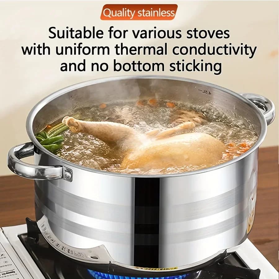 5-Piece Stainless Steel Cookware Set