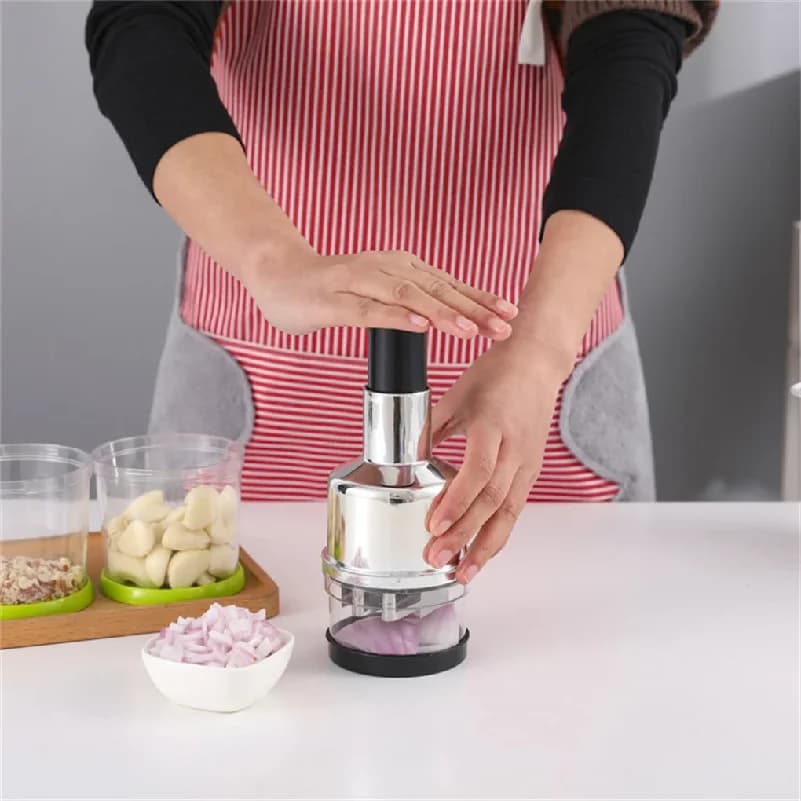 Manual Food Chopper and Garlic Press