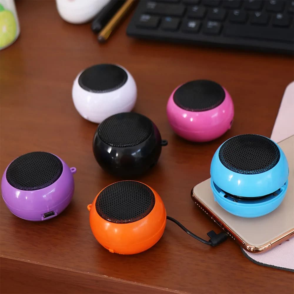 Portable Collapsible Wired Mini Speaker