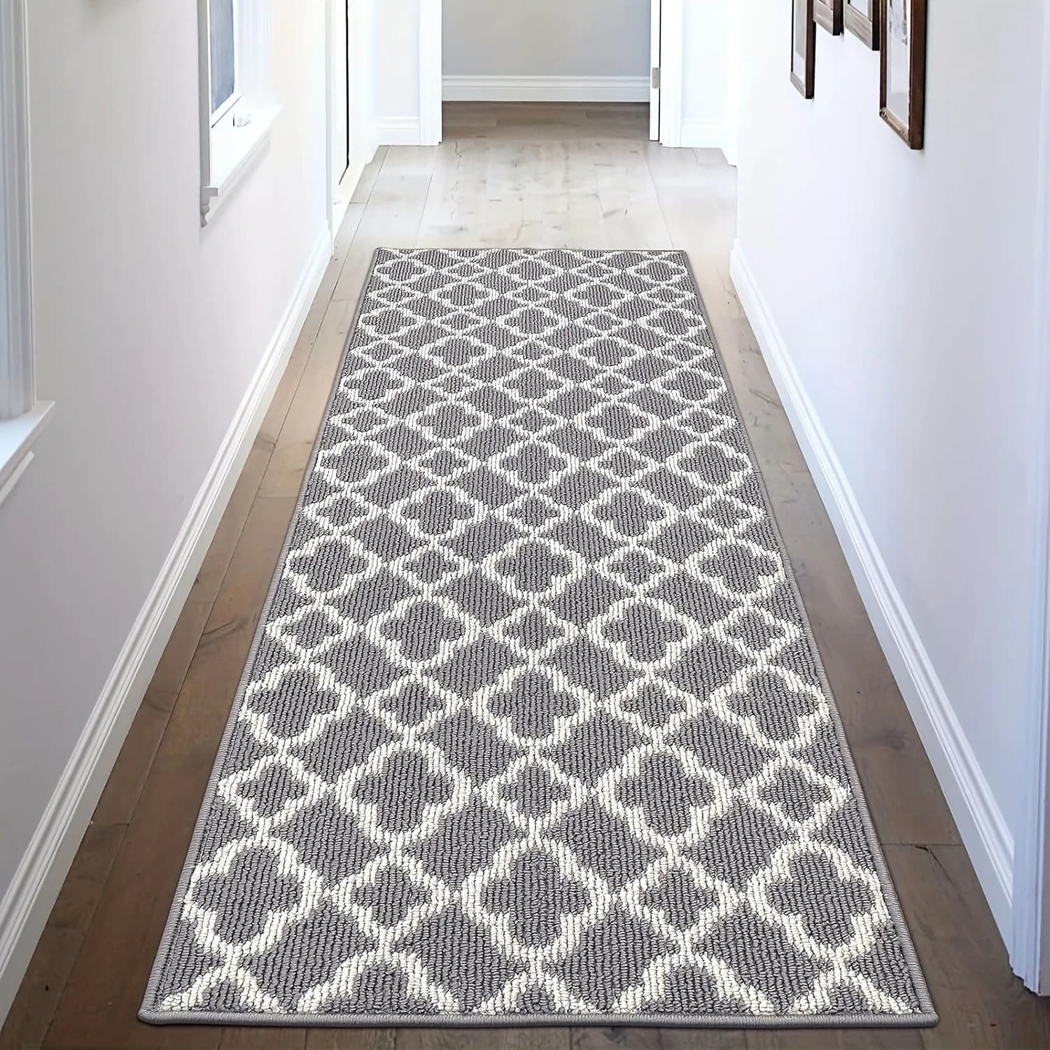 Geometric Boho Floor Runner Rug