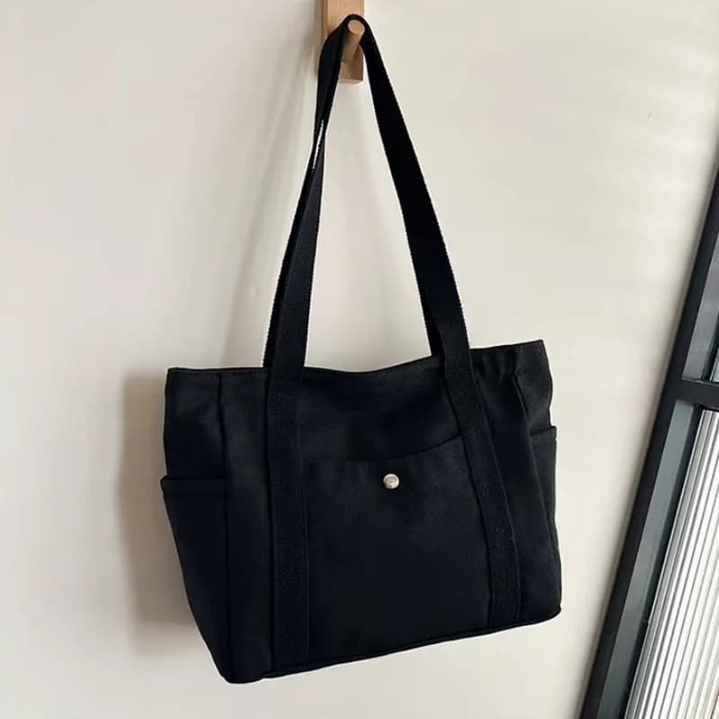 Canvas Tote Bag with Shoulder Handles