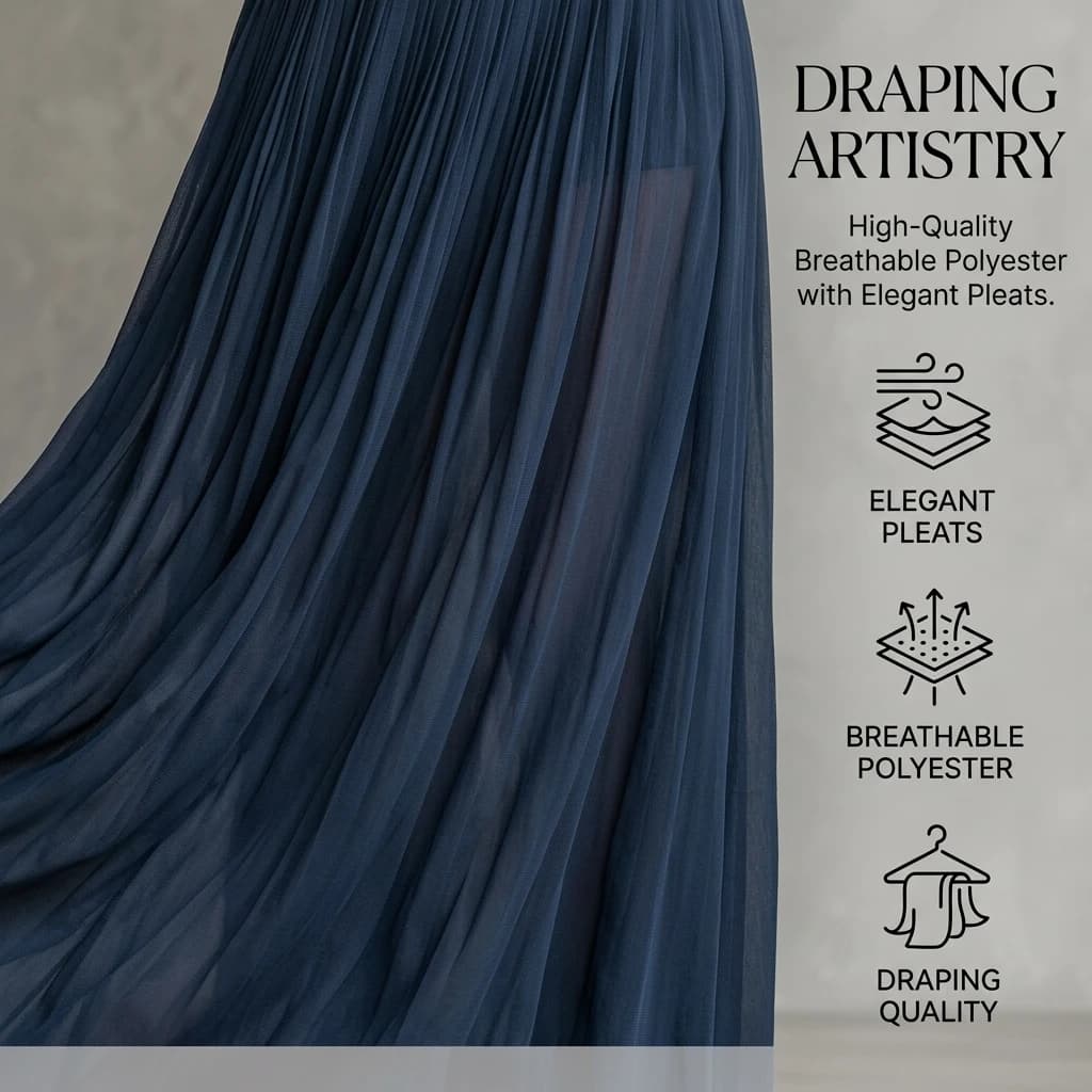 One Shoulder Maxi Skirt Set