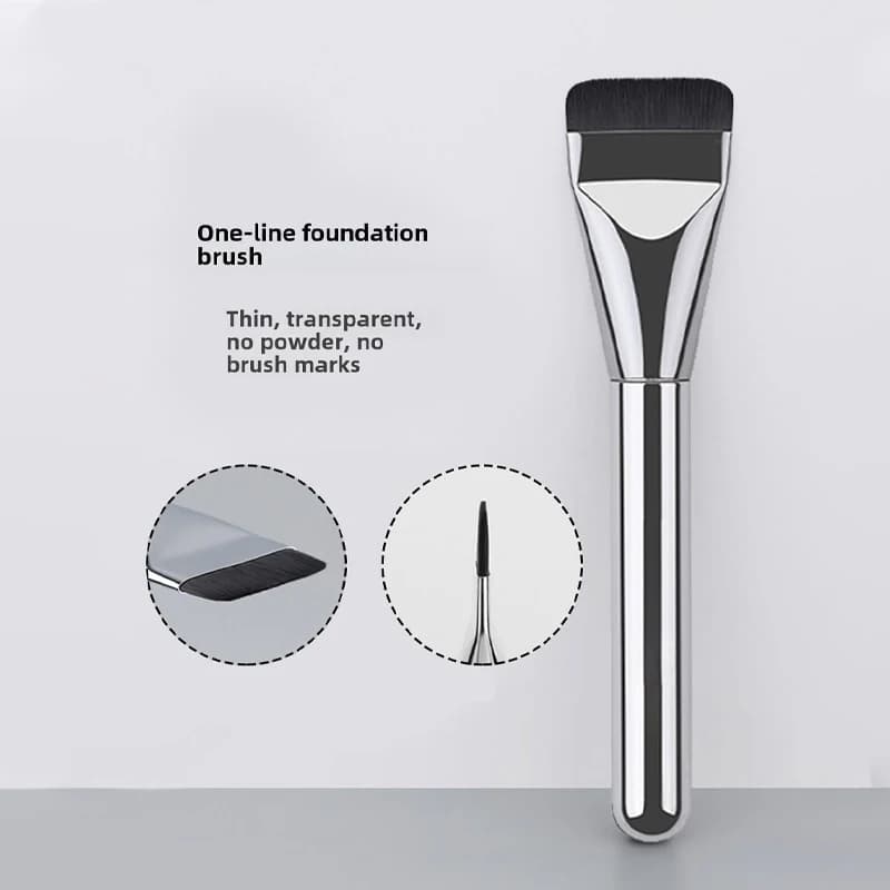Beauty makeup tools one-word foundation brush do not eat powder flat head base makeup brush makeup brush