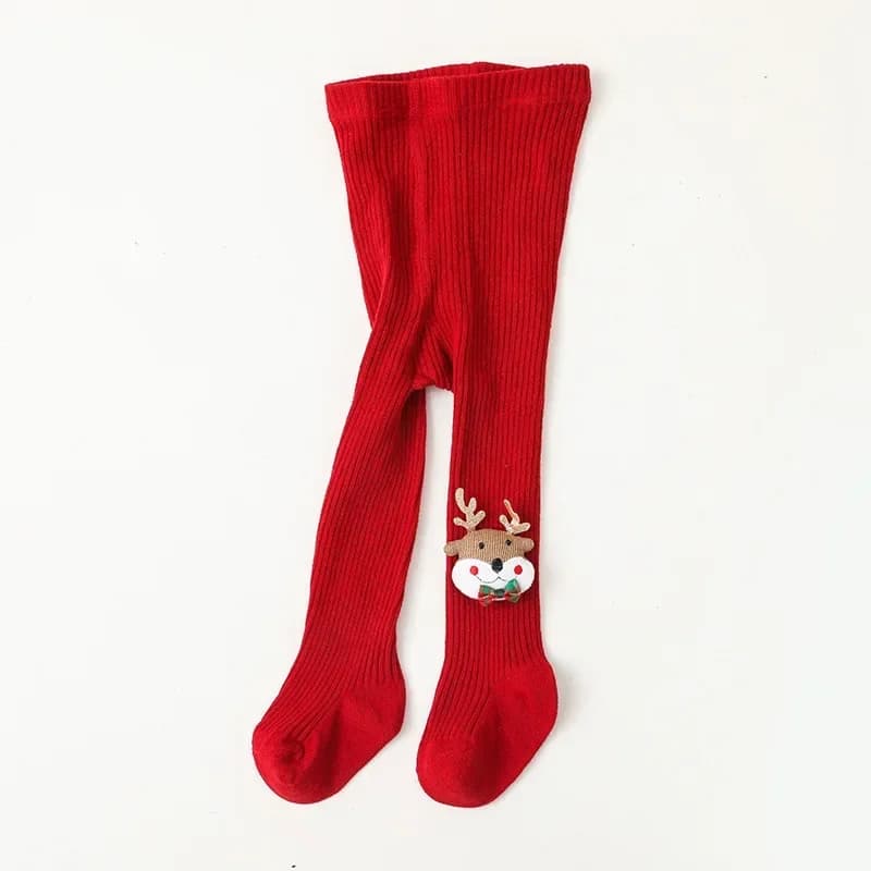 Girls Red Tights Toddler Long Socks