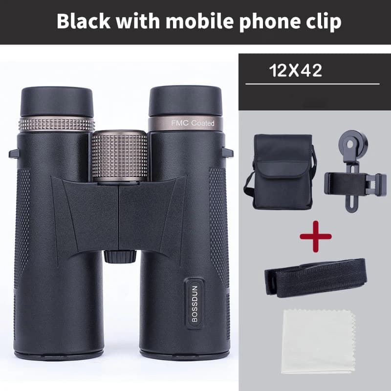 Professional HD Binoculars 12x42 Waterproof BAK4