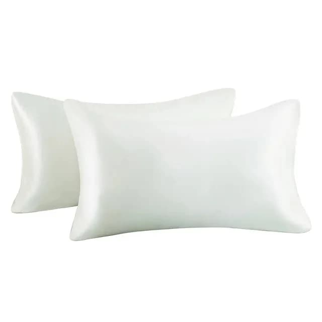 Satin Pillowcases Queen Size Pair