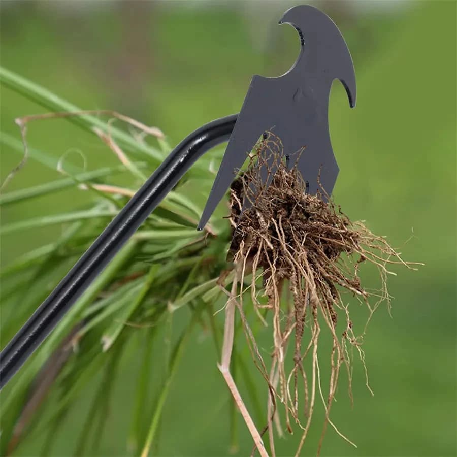 4-Tine Steel Garden Weeding Tool