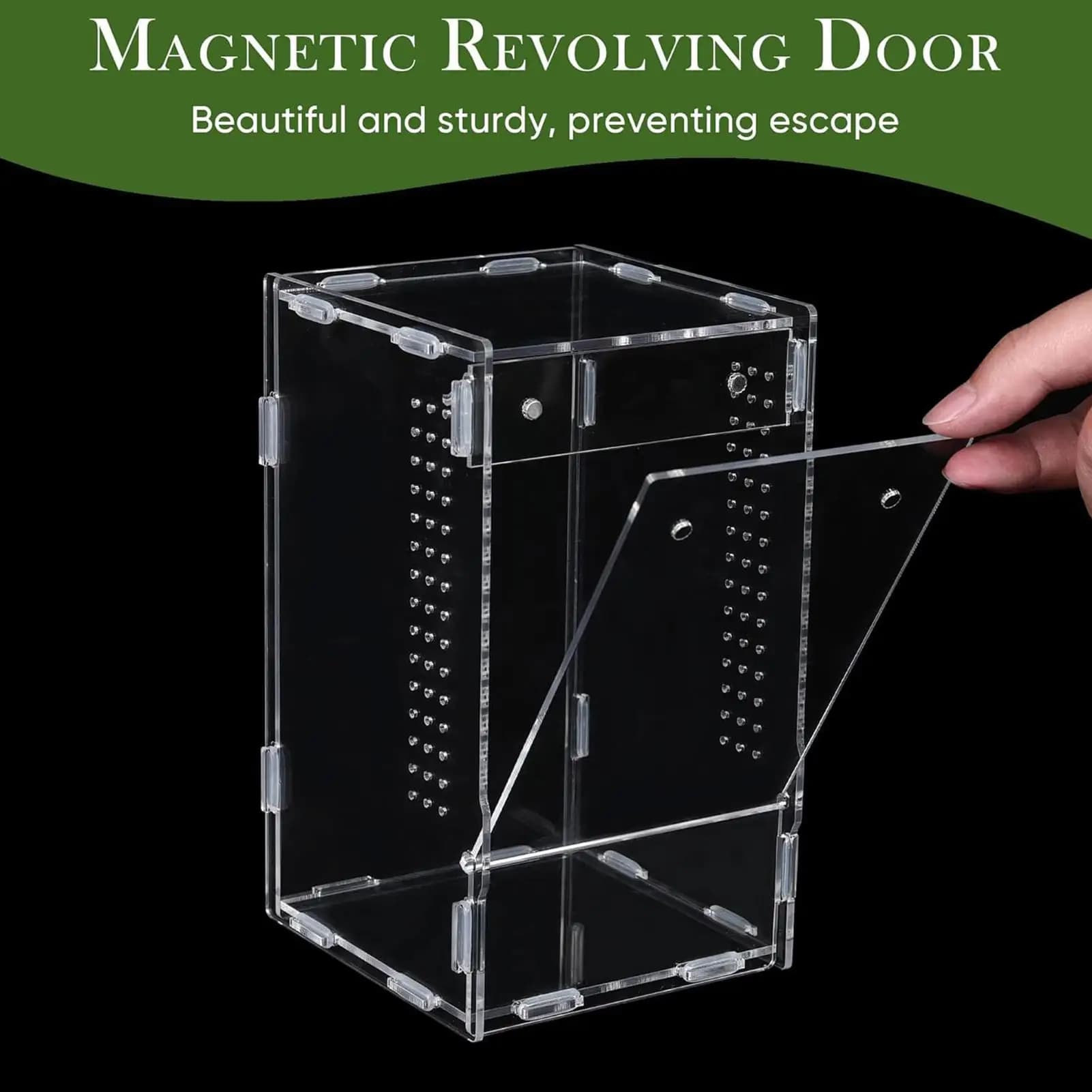 Acrylic Reptile Terrarium Habitat Enclosure