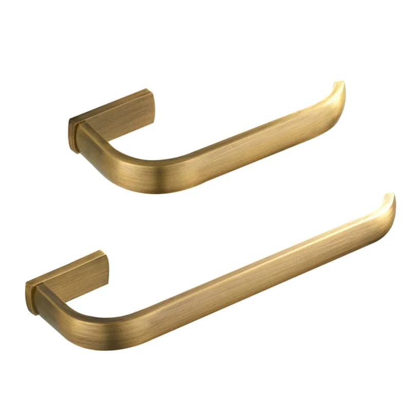 Bathroom Accessories Antique Brass Wall Mounted Toilet Paper Holder Towel Ring Robe Coat Hook Bathroom Hardware Set Antique Bras