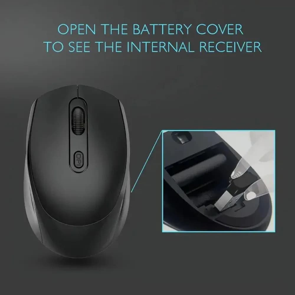Wireless Optical Mouse with Dual Connection