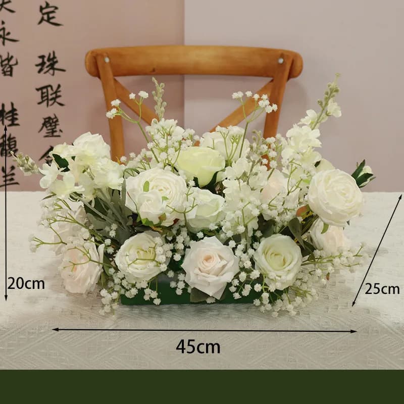 45cm Artificial Flower Wall Decoration Panel