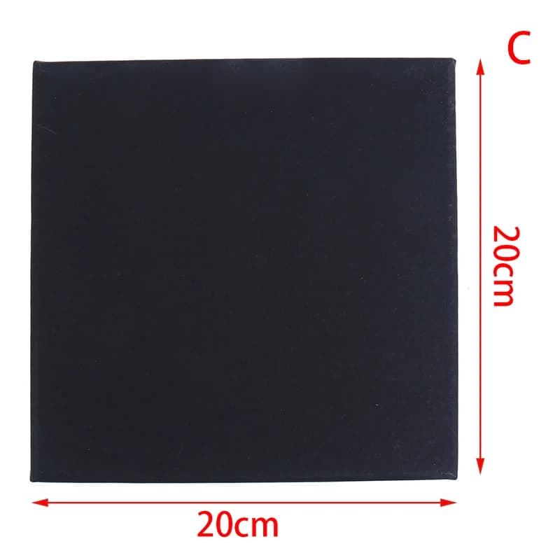 Primed Square Canvas Board with Wooden Frame