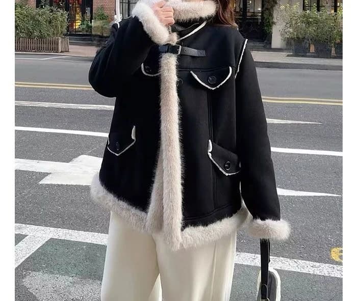 Women's Loose Thick Cotton Outerwear Jacket