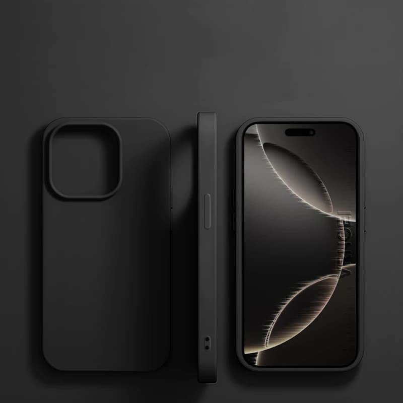 Original Liquid Silicone Phone Case For APPLE iPhone 11 13 12 14 15 16 Pro Max Plus 16E Cases Shockproof Protective Back Cover