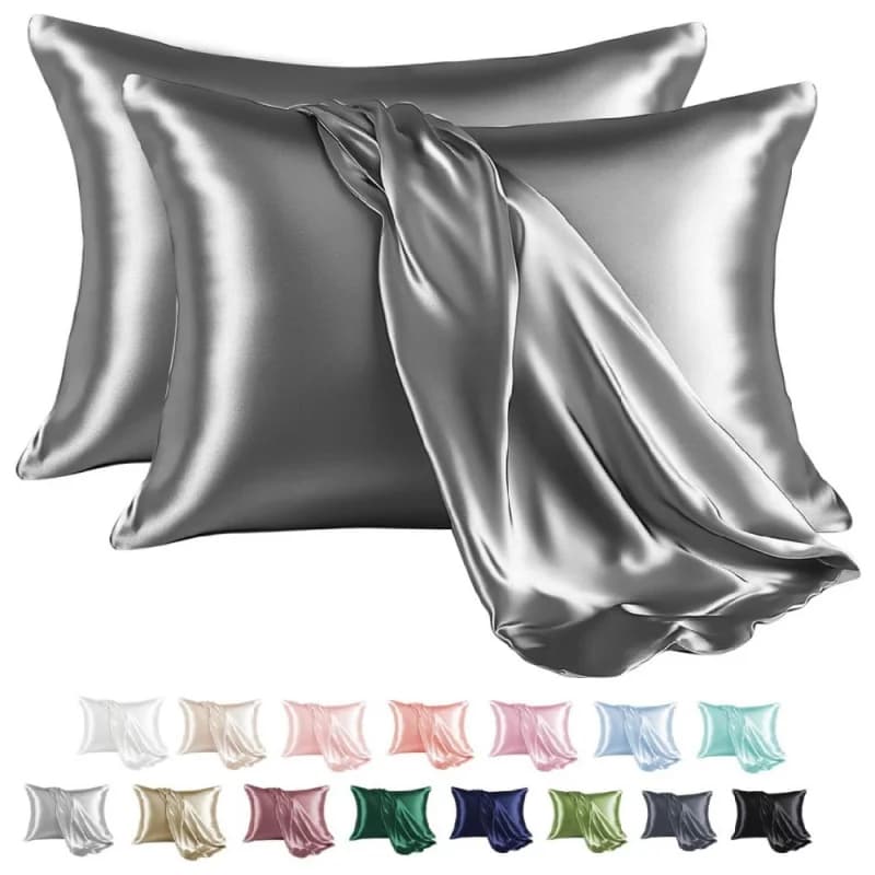 Satin Pillowcase Set – Soft Cooling Pillow Covers