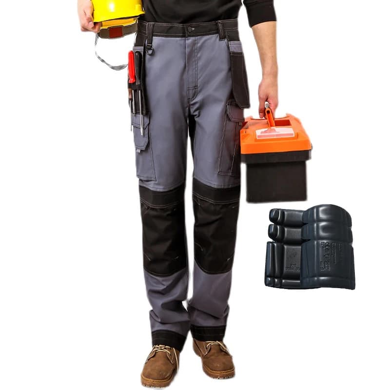 Men's Multifunctional Work Pants with Reflective Tape