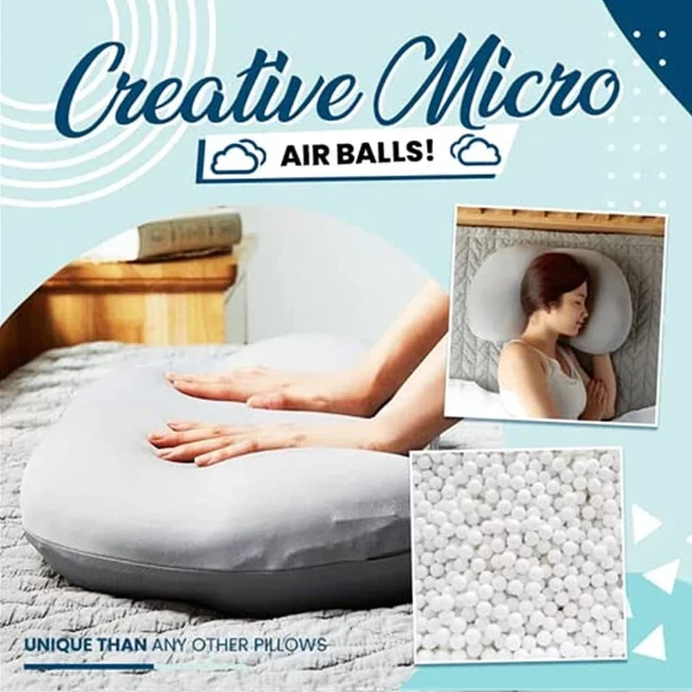 Egg-Shaped Memory Foam Pillow
