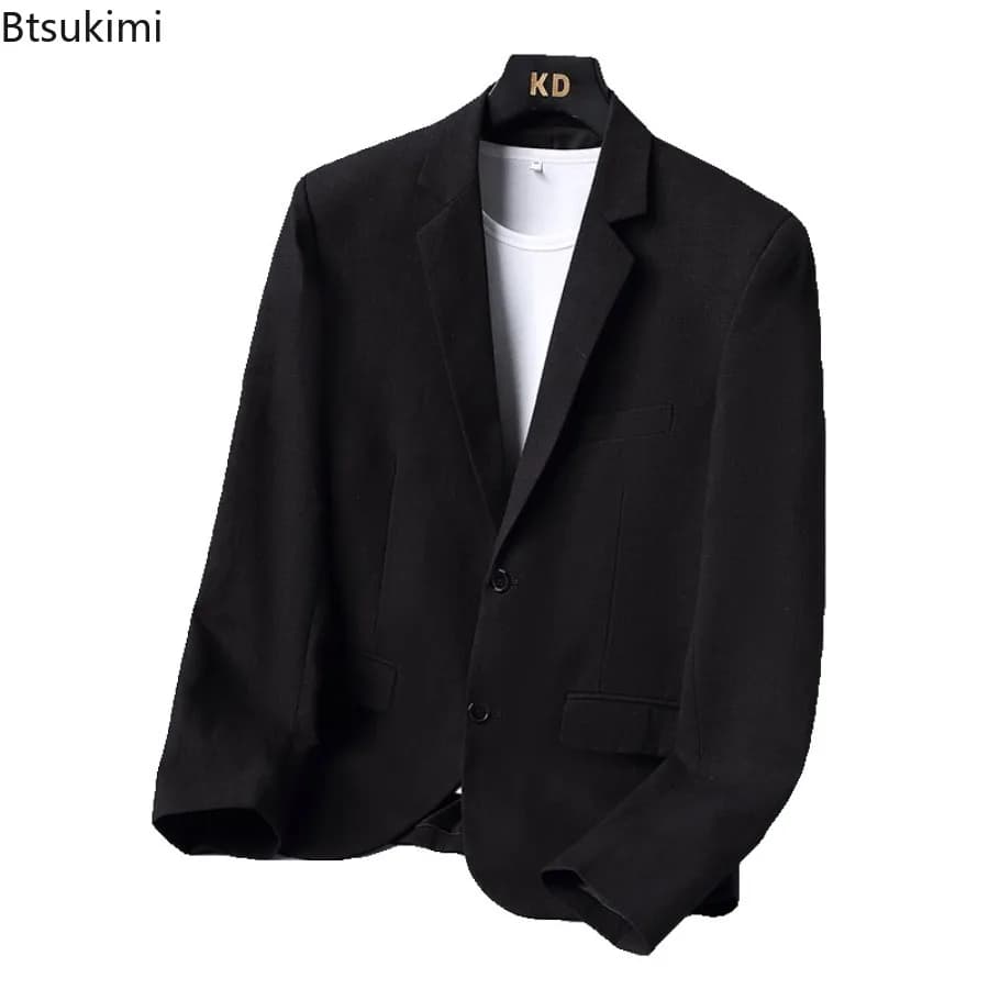 Men's Breathable Linen Blazer