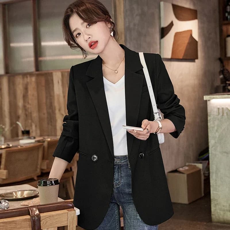 Women's Loose Fit Suit Jacket